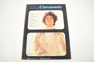 Rivista King Cinemonde Ita Dicembre 1968- Liz Taylor, Olinka Berova H2 - Imagen 1 de 1