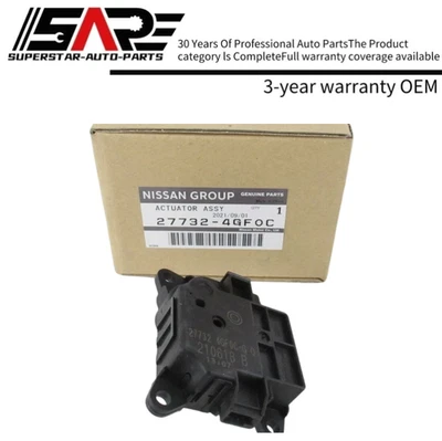 原始设备制造商左侧空气混合执行器适用于 2014-2022 英菲尼迪 Q50 Q60 27732-4GF0B 4GF0C — 第 1/4 张图片