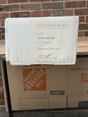 Toallero Newport Latón 3270-1250/15S Griffey 24" - Níquel Pulido Foto 1 de 2