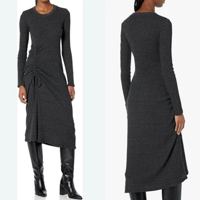 Vestido Michael Stars Ilia cinza carvão tamanho pequeno - Imagem 1 de 4