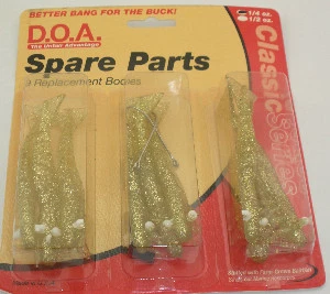 DOA FSH3-9P-313 Camarones 3" Repuesto Transparente/Dorado Brillo 9CT Foto 1 de 1