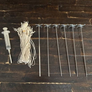NEW 6 SKEWERS for Ronco Showtime Rotisserie 4000 5000 Replacement Part TIES - Picture 1 of 7