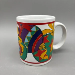 Holiday Splendor Weihnachten Tasse Riviera Van Beers Ornamente Signatur Haushaltswaren - Bild 1 von 8