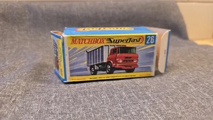 Matchbox LESNEY Superfast Original Box Only No. 26 GMC Tipper Truck - Picture 1 of 6