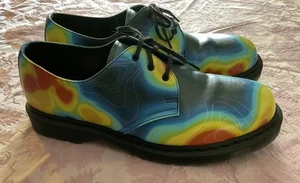 New DR MARTENS 1461 Nexin Nappa Leather Oxfords Multi Color Doc UK 11 US 12 - Picture 1 of 10