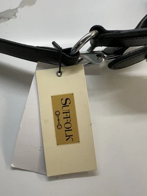 Caballo halter diario Suffolk tamaño completo F/S negro — nuevo con etiquetas Foto 1 de 3