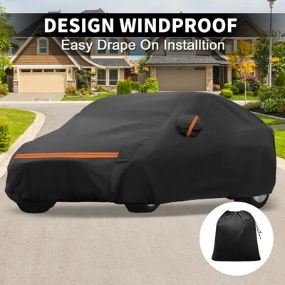 Waterproof PEVA Spunlace Cotton Car Cover for Opel Meriva 2010-2017 with Zipper - Image 1 of 4