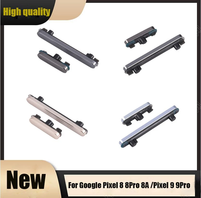 Power Volume Buttons Side Key For Google Pixel 8 8Pro 8A /Pixel 9 9Pro Repairs - Image 1 of 4
