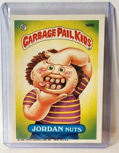 Tarjeta adhesiva trasera rompecabezas Garbage Pail Kids 1986 OS5 #168b Jordan Nuts Topps GPK - Imagen 1 de 2