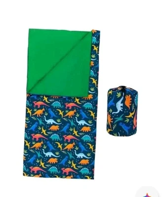 Saco de dormir Wildkin para niños - Diseño enrollable con bolsa de almacenamiento - Dinosaurios jurásicos Foto 1 de 4