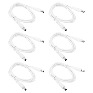 Cavo Prolunga Alimentazione DC 3Ft Maschio a Maschio 5.5x2.5mm, 6 Pz Adattatore Filo 24AWG Co - Foto 1 di 12