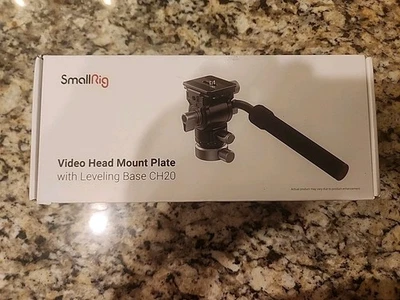 SmallRig Video Tripod Fluid Head with Arca Swiss &37mm Leveling Base CH20 -4170 - Image 1 of 3