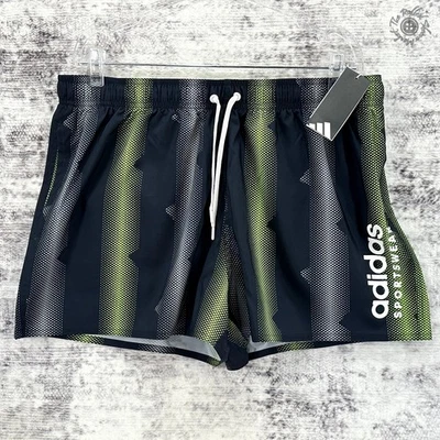 Nuevo con etiquetas Adidas Trio SH VSL Traje de baño Pantalones cortos 3" Azul marino/verde Para hombres XL JD3962 Precio de venta sugerido por el fabricante $50 Foto 1 de 4