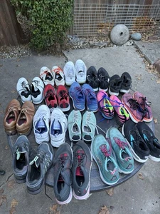 Lot 30 Pairs of Athletic Shoes Wholesale Reseller Bulk On Nike Hoka Asics & more - Picture 1 of 20