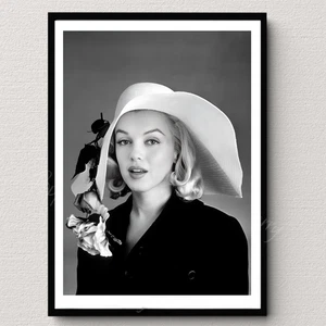 Marilyn Monroe Poster Vintage Norma Jean Baker Wall Art Print Gift - Picture 1 of 22