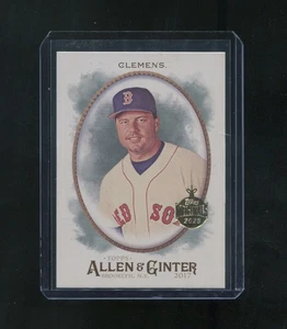 2025 TOPPS HOLLIDAY ORIGINALS BUYBACK ROGER CLEMENS 2017 ALLEN & GINTER SSP - Bild 1 von 2