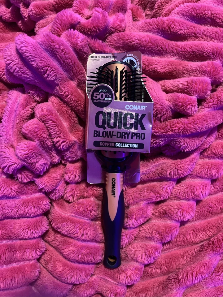 Conair Quick Blow Dry Pro Copper Collection Round Hair Brush - Image 1 of 1