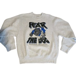 Vintage Big Dogs Pullover Herren Extra Med Blau Pulli Fear The Dog Ravenna Top - Bild 1 von 9