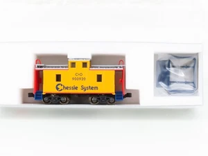 N Scale KATO 186-0303 C&O Chessie System Center Cupola Steel Caboose #900920 - Picture 1 of 5