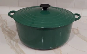 NEUWERTIG!!! Le Creuset Dutch Oven #30 - 9 qt / 8,4 Liter - Forest Green - Bild 1 von 8