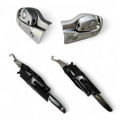 Convertible Top Latch & Sun Visor Bracket Pair Fits 1968–1970 Chevrolet Impala - Image 1 of 4