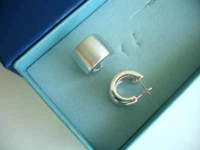 Pierre Lang Ohrringe Creole RH  matt - Bild 1 von 3