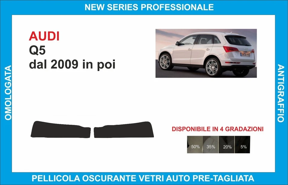 fascia parasole vetri AUDI Q5 dal 2009 al 2016 - Imagen 1 de 1