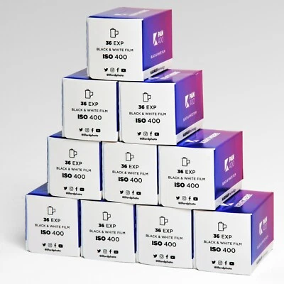 10 Rolls - Kentmere 400 ISO 135-36 35mm - Black and White Film - EXPIRY 2029 - Image 1 of 2