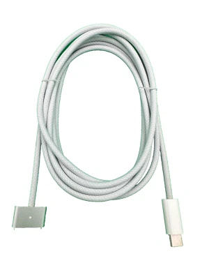 Genuine Apple USB-C to MagSafe 3 Silver Cable (2 m) - MLYV3AM/A - New - Image 1 of 4