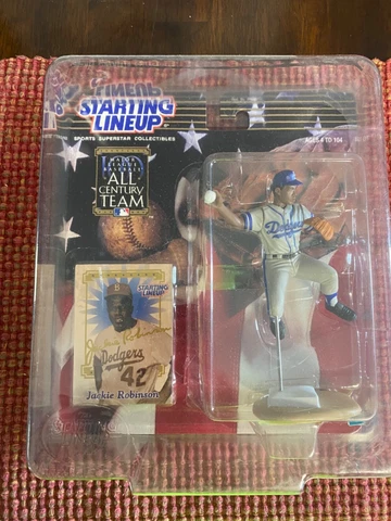 Jackie Robinson 2000 Starting Lineup All Century Team Figure Cover