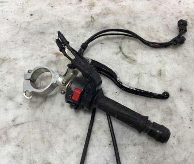 16-20 Kawasaki NINJA ZX10R RIGHT SIDE HANDLE BAR CLIPON THROTTLE HANDLEBAR BRAKE - Изображение 1 из 3