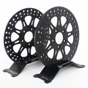 Front 11.8" Rear 11.5" Brake Rotors for Harley Dyna Street Bob Softail Heritage - Picture 1 of 8