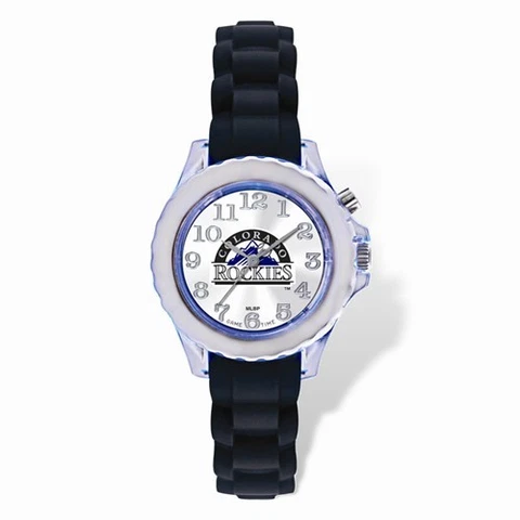 MLB Colorado Rockies YouthFlash Black Strap Watch Style: XWM2297 $35.90 Cover
