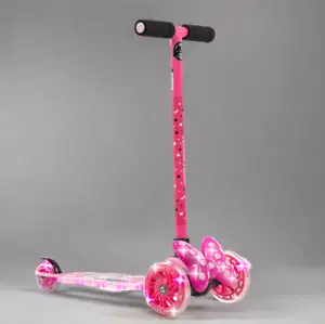 HUFFY Disney Junior Light Up Scooter 48 Lbs Max Pink 58552 - Picture 1 of 5