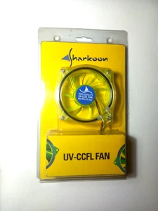 Sharkoon UV-Reactive Green 80mm 8cm CCFL Computer Case Fan With Dual Inverter - Picture 1 of 1