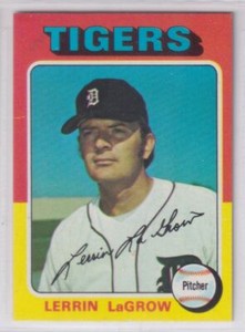 Lerrin LaGrow 1975 Topps #116 Detroit Tigers EX {0308