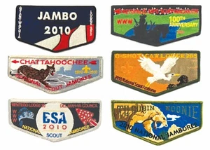 Boy Scout OA 2010 NSJ Flaps Lodges 20, 129, 204, 209, 255, 265, 355, 508 - Imagen 1 de 1