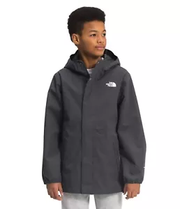 THE NORTH FACE Boys' DryVent Mountain Snapper Parka Asphalt Grey Heather S (7/8) - Picture 1 of 7