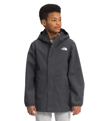THE NORTH FACE Boys' DryVent Mountain Snapper Parka Asphalt Grey Heather S (7/8) - Image 1 of 4