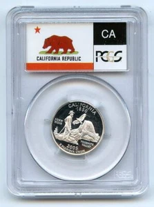 2005 S 25C Silver California Quarter PCGS PR70DCAM - Picture 1 of 2