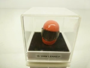 JF CREATIONS HELMET GIJS VAN LENNIP dutch driver - 1:12? GOOD IN SHOW-CASE - 156 - Picture 1 of 7