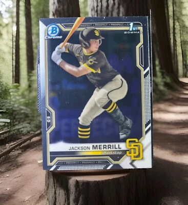 Jackson Merrill Bowman Chrome 1st 4 Available #BDC-119 - Image 1 of 4