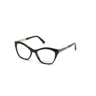 Marciano By Guess GM0353 001 Black Plastic Optical Eyeglasses Frame 53-17-140 RX - Image 1 of 3