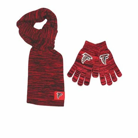 Atlanta Falcons NFL Licensed Color Blend Scarf And Glove Set for Women Cover