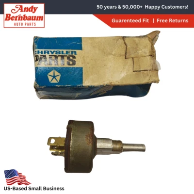 1963-1967 Dodge Chrysler Plymouth Newport 300 interruptor descongelador traseiro 2291095 novo na caixa. - Imagem 1 de 4