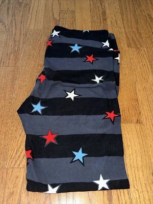 Lularoe Patriótico EE. UU. Rojo Blanco Azul Estrellas TC Alto Curvilíneo Leggings Pantalones 💗231 Foto 1 de 4