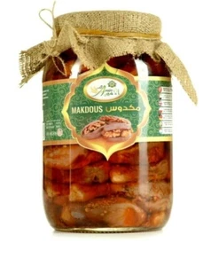 Berenjena bebé rellena de calidad premium Al Amin Makdous - 97,5 oz/2 kg مكدوس فاخر - Imagen 1 de 5