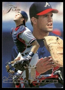 Javy Lopez Atlanta Braves #129 1994 Flair Baseball Card - Picture 1 of 2