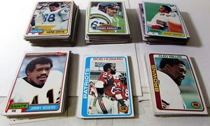 1978-1981 Topps Football Card Lot 180 Vintage NFL Cards Browns Patriots Rams - Bild 1 von 3