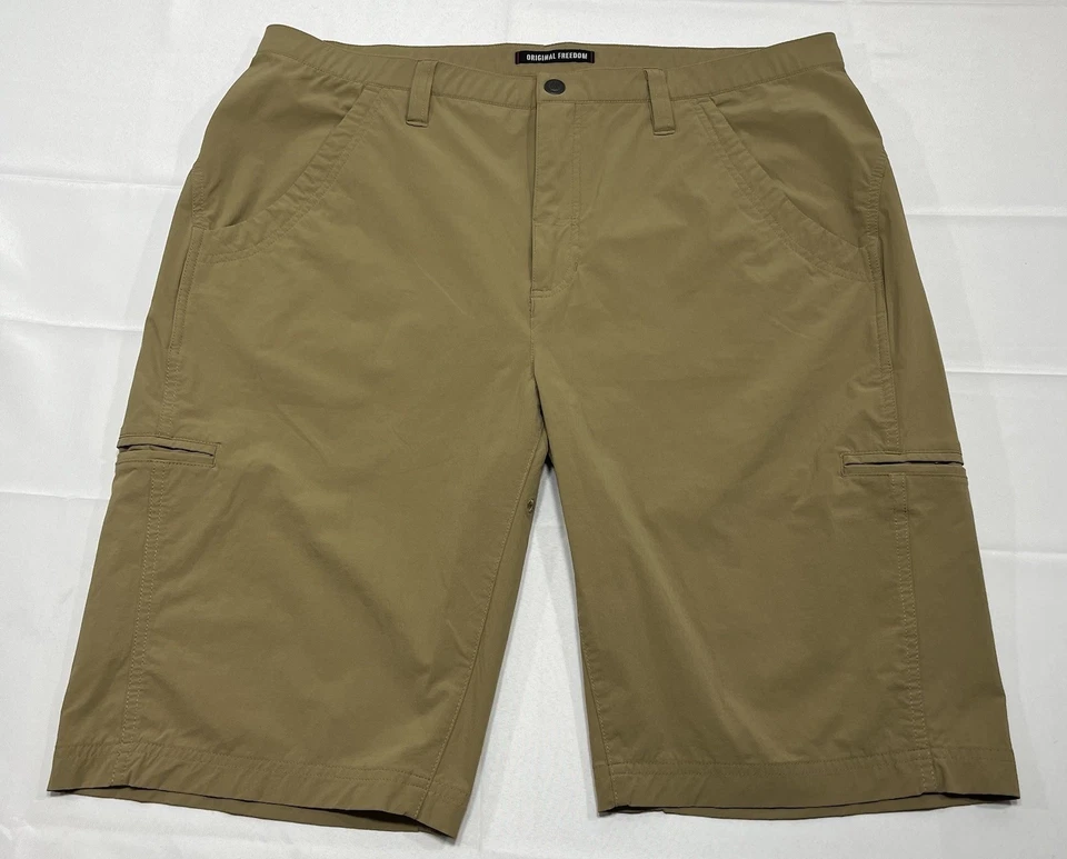 Pantalones Cortos Gramicci Original Freedom Para Hombre 36x11” Beige Senderismo Escalada Gorpcore Foto 1 de 4